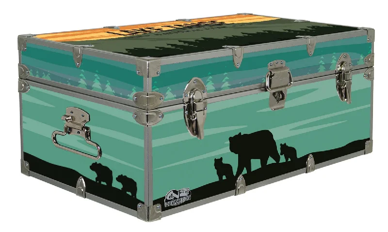 Men's trunks with a contoured pouch designDesigner Trunk - Lake Tahoe National Park - 32x18x13.5" Men's trunks with a contoured pouch designDesigner Trunk - Lake Tahoe National Park - 32x18x13.5"