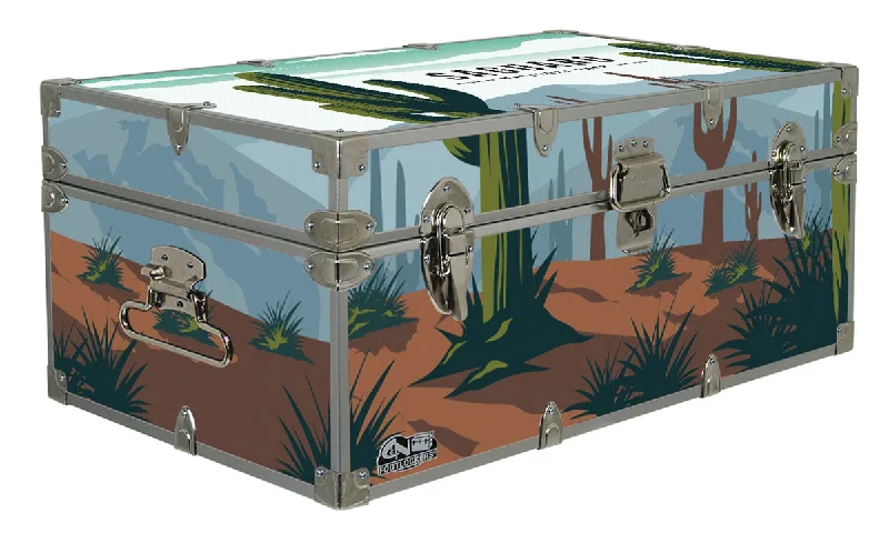 Men's trunks with a wide elastic waistbandDesigner Trunk - Saguaro National Park - 32x18x13.5"