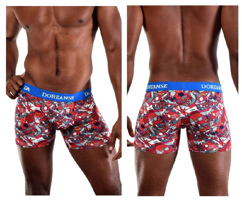 Anti - odor men's boxer briefs for long - lasting freshnessDoreanse 1703-PRN Pop Art Trunks Color Printed Anti - odor men's boxer briefs for long - lasting freshnessDoreanse 1703-PRN Pop Art Trunks Color Printed