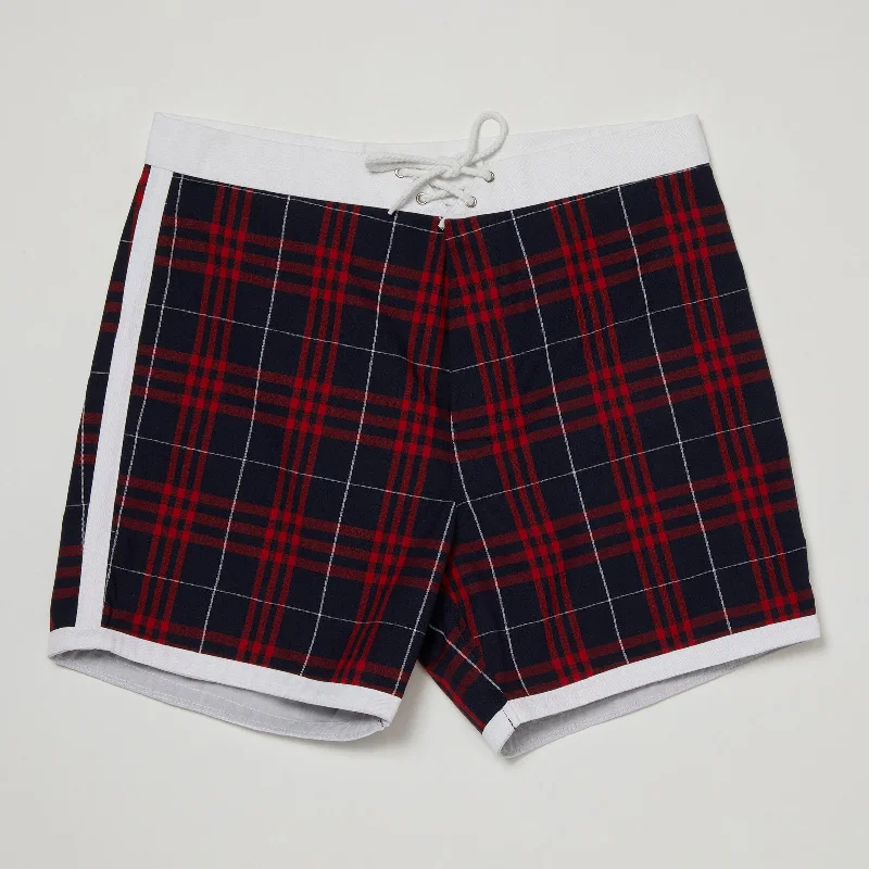 Tag - less men's trunks for irritation - free comfortEndless Summer Trunks (Navy x Red)