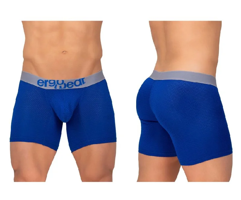Breathable cotton men's boxer briefs for everyday wearErgoWear EW1214 MAX MESH Boxer Briefs Color Cobalt Blue Breathable cotton men's boxer briefs for everyday wearErgoWear EW1214 MAX MESH Boxer Briefs Color Cobalt Blue