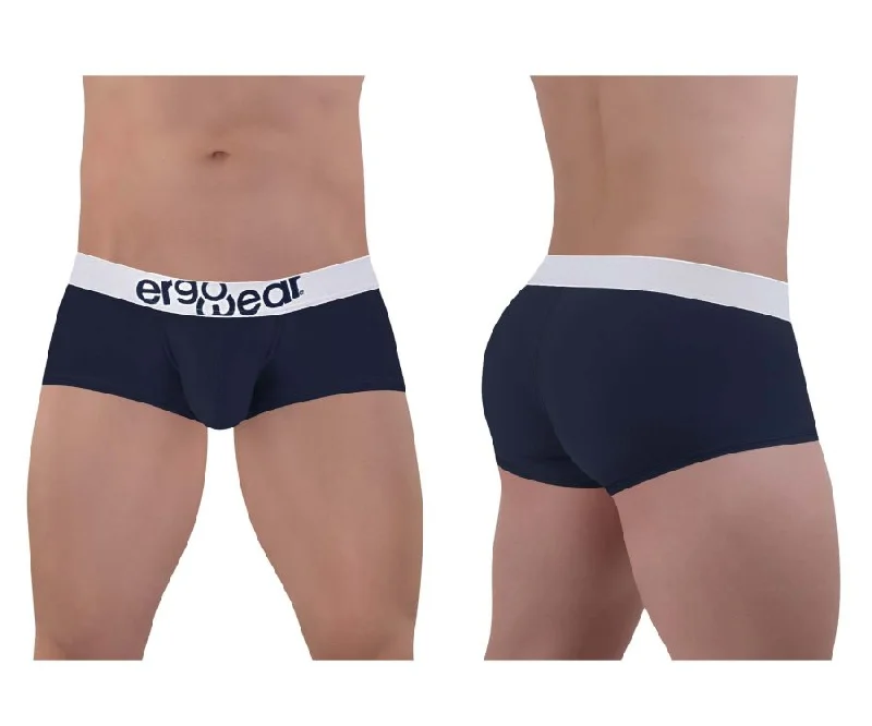 Thermal men's boxer briefs for cold weatherErgoWear EW1472 MAX COTTON Trunks Color Navy Blue Thermal men's boxer briefs for cold weatherErgoWear EW1472 MAX COTTON Trunks Color Navy Blue