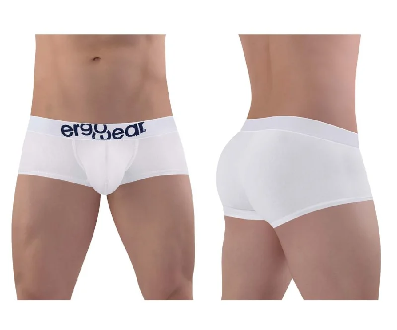 Athletic - style men's boxer briefs for active lifestylesErgoWear EW1476 MAX COTTON Trunks Color White Athletic - style men's boxer briefs for active lifestylesErgoWear EW1476 MAX COTTON Trunks Color White
