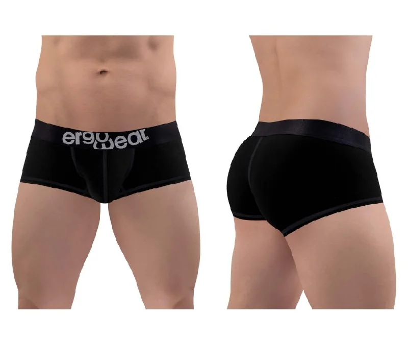 Organic cotton men's boxer briefs for sensitive skinErgoWear EW1484 MAX COTTON Trunks Color Black Organic cotton men's boxer briefs for sensitive skinErgoWear EW1484 MAX COTTON Trunks Color Black