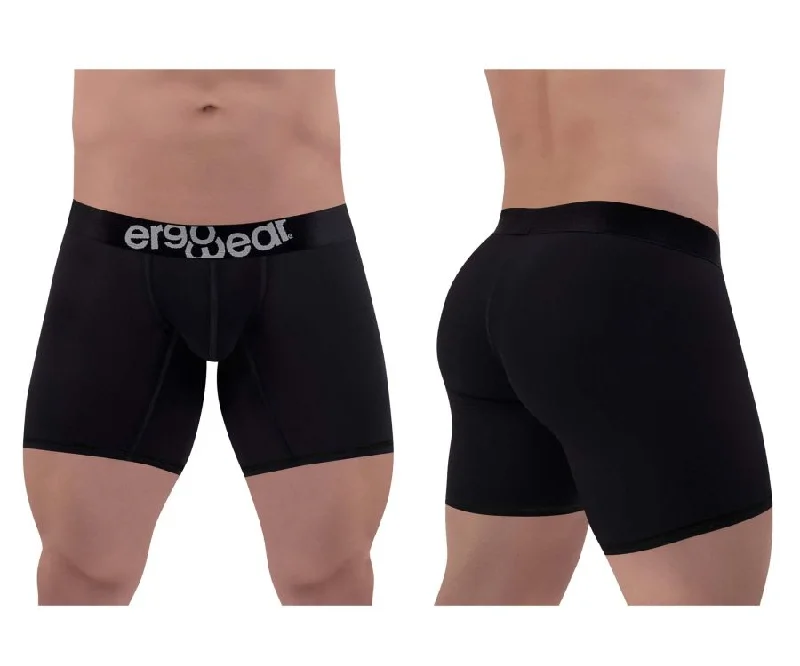 Stretch - fabric men's boxer briefs for a flexible fitErgoWear EW1485 MAX COTTON Boxer Briefs Color Black Stretch - fabric men's boxer briefs for a flexible fitErgoWear EW1485 MAX COTTON Boxer Briefs Color Black