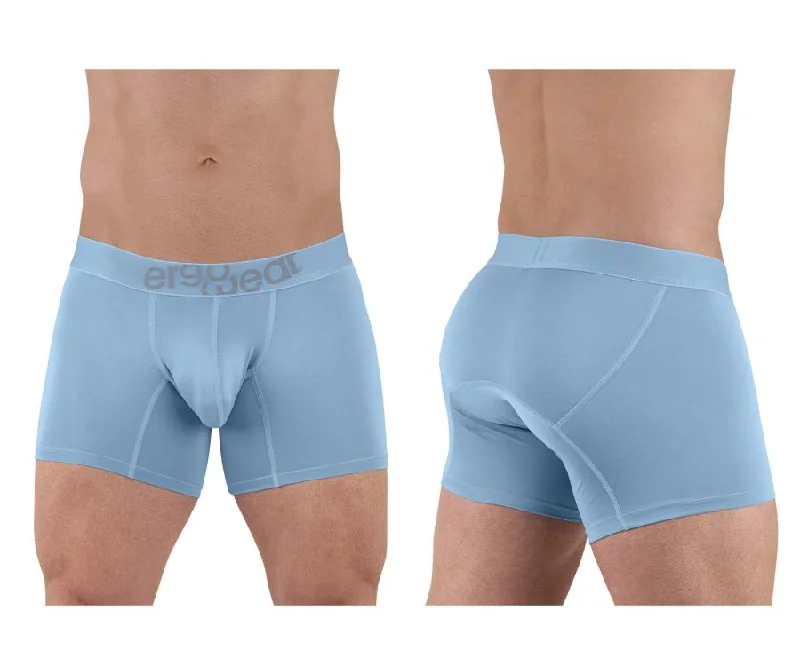 Tag - less men's boxer briefs to prevent irritationErgoWear EW1504 HIP Trunks Color Sky Blue Tag - less men's boxer briefs to prevent irritationErgoWear EW1504 HIP Trunks Color Sky Blue