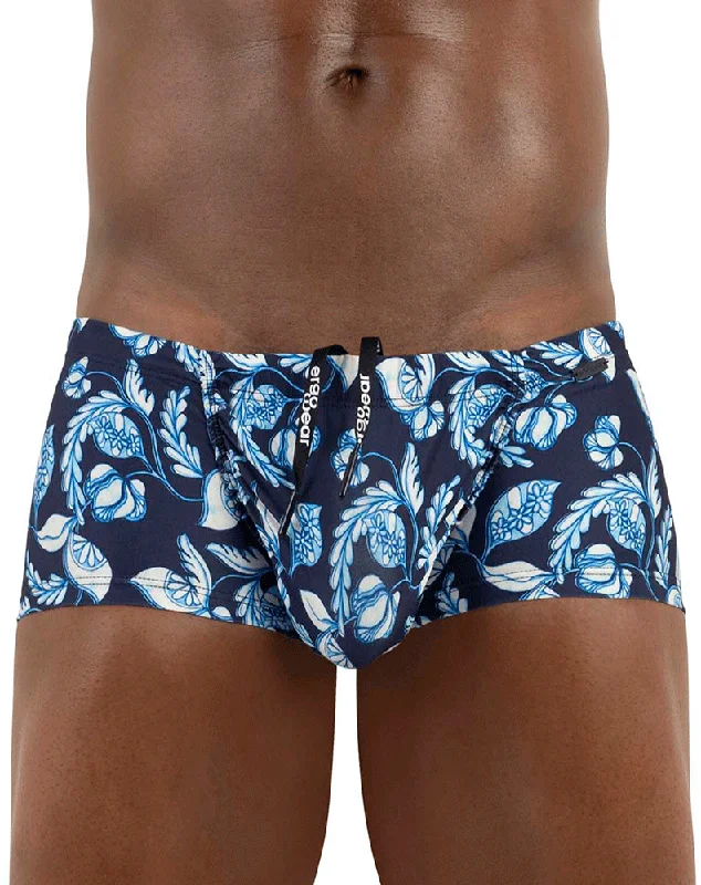 Men's trunks with a contoured pouch designErgowear Ew1698 Feel Sw Swim Trunks Abstract Blue