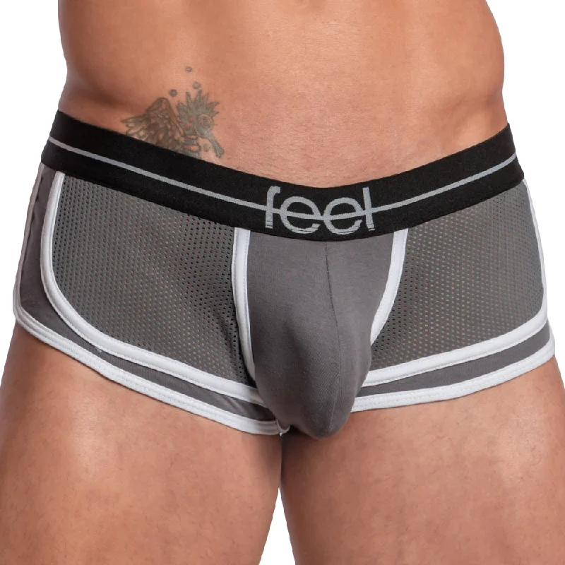 Lacy men's sexy underwear with a touch of sensualityFeel FEG026 Sheet Sides Boxer