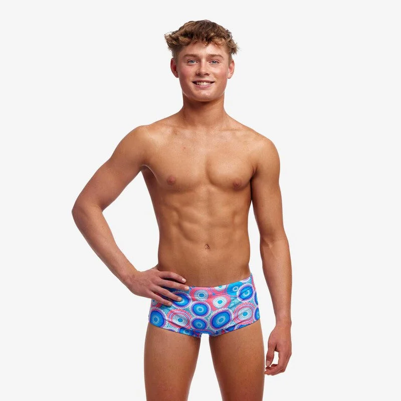 Breathable men's trunks for all - day wearFunky Trunks Boy's Sidewinder Trunks | Bundjalung Blue Breathable men's trunks for all - day wearFunky Trunks Boy's Sidewinder Trunks | Bundjalung Blue