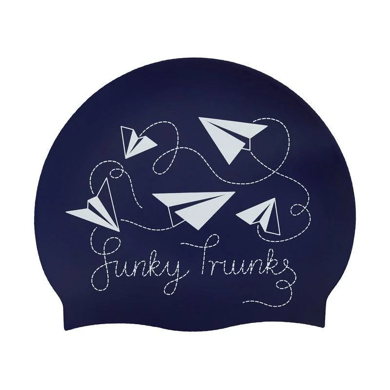 Breathable men's trunks for all - day wearFunky Trunks Silicone Swim Cap | Paper Plain