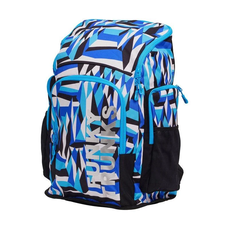 Athletic - grade men's trunks for sportsFunky Trunks Space Case Backpack | Polar Caps