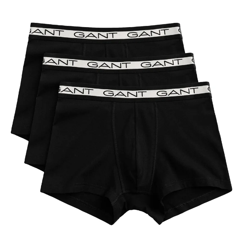 Slim - cut men's trunks for a modern styleGANT Core Trunk 3 Pack - Black