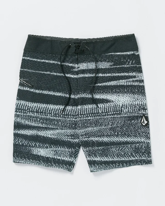 Men's trunks with a wide elastic waistbandGlitch Stone Mod-Tech Trunks - Black