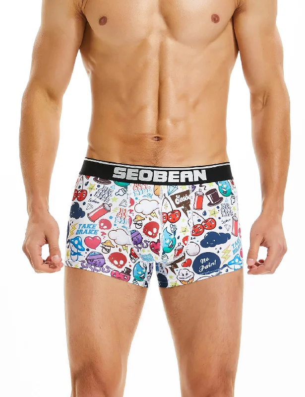 Stretch - fabric men's boxer briefs for a flexible fitGraffiti Boxer Brief 220201