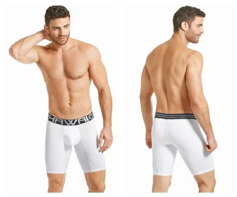 Patterned men's boxer briefs, such as stripes or checksHAWAI 41852 Boxer Briefs Color White Patterned men's boxer briefs, such as stripes or checksHAWAI 41852 Boxer Briefs Color White