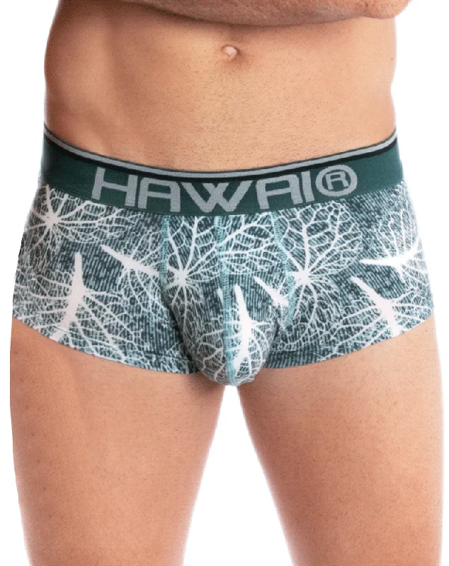 Men's trunks with a contoured pouch designHawai 42134 Printed Mini Trunks
