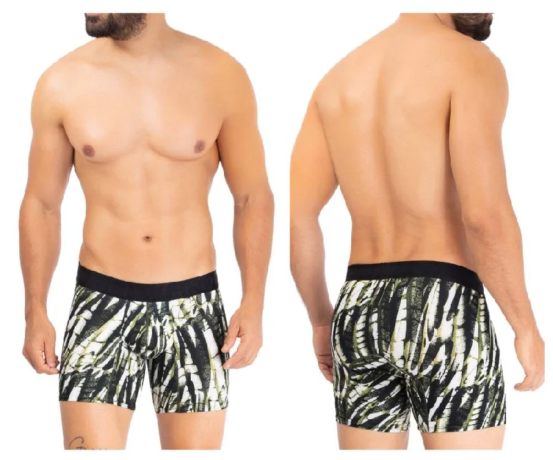 Mesh - paneled men's boxer briefs for ventilationHAWAI 42172 Printed Microfiber Trunks Color Military Green Mesh - paneled men's boxer briefs for ventilationHAWAI 42172 Printed Microfiber Trunks Color Military Green