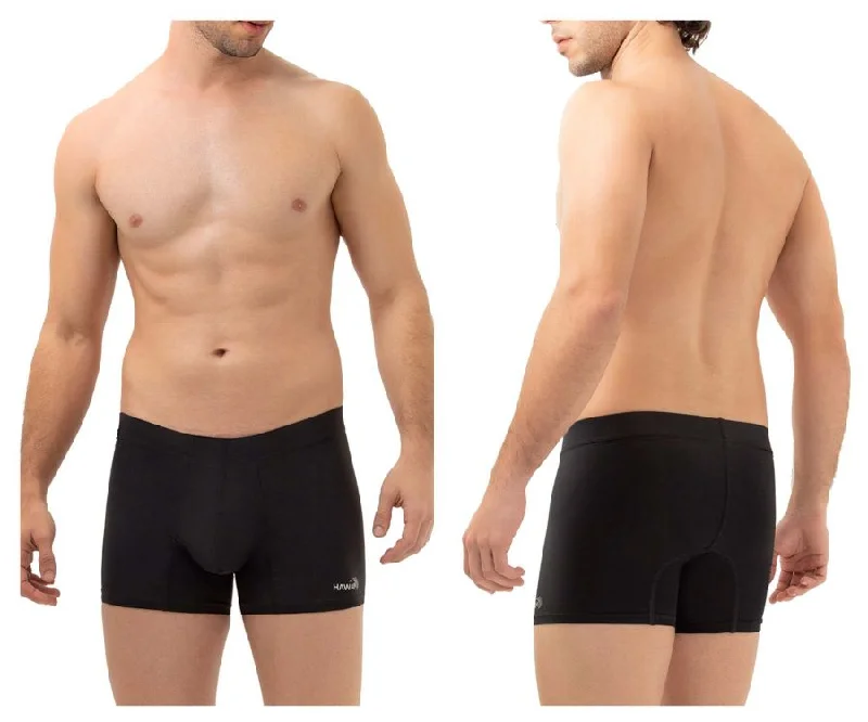 Compression men's boxer briefs for muscle supportHAWAI 42222 Microfiber Trunks Color Black Compression men's boxer briefs for muscle supportHAWAI 42222 Microfiber Trunks Color Black