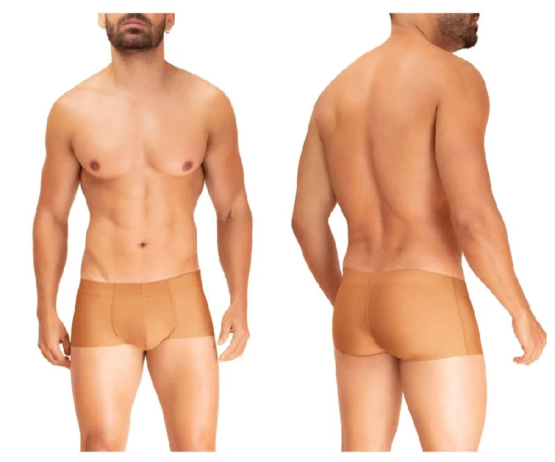 Men's boxer briefs with a soft elastic leg bandHAWAI 42255 Microfiber Trunks Color Hazelnut Men's boxer briefs with a soft elastic leg bandHAWAI 42255 Microfiber Trunks Color Hazelnut