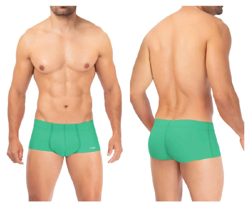 Designer men's boxer briefs with a premium lookHAWAI 42308 Microfiber Trunks Color Green Designer men's boxer briefs with a premium lookHAWAI 42308 Microfiber Trunks Color Green