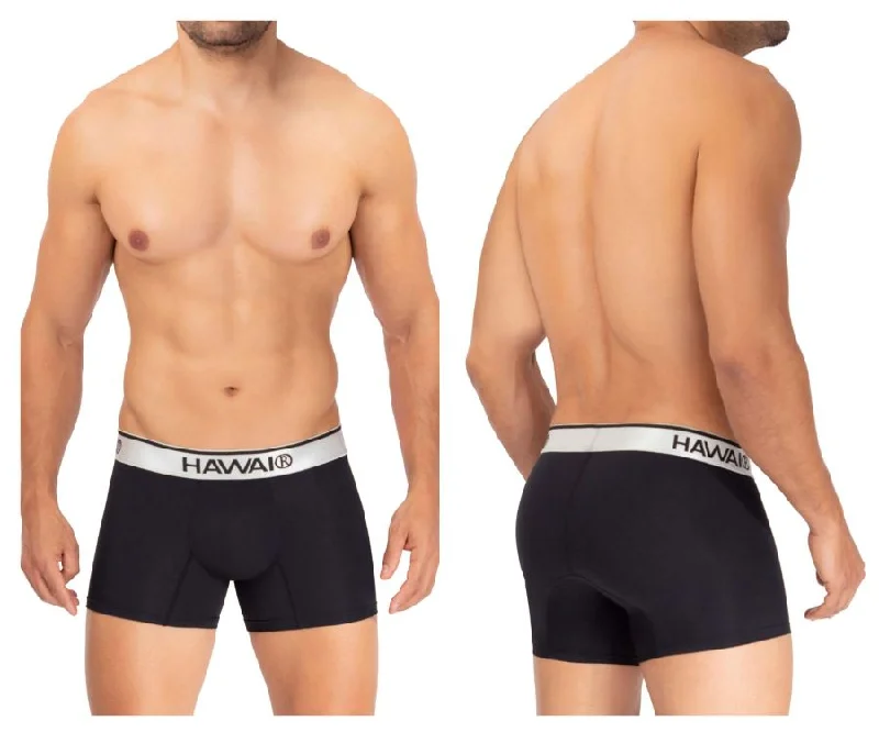 Compression men's boxer briefs for muscle supportHAWAI 42326 Microfiber Boxer Briefs Color Black Compression men's boxer briefs for muscle supportHAWAI 42326 Microfiber Boxer Briefs Color Black
