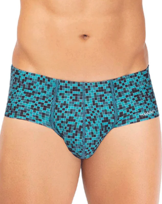 Full - back men's briefs for maximum coverageHawai 42327 Microfiber Briefs Green