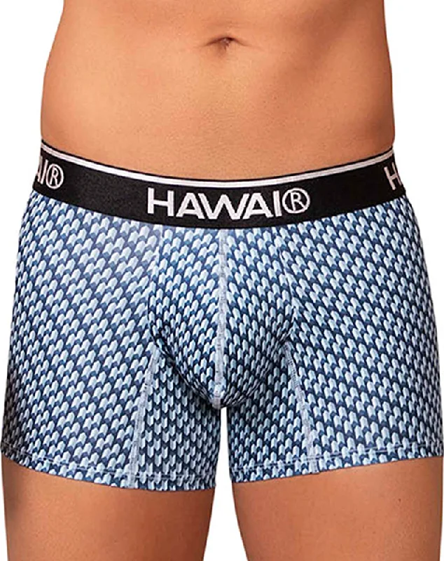 Designer men's trunks with a fashionable edgeHawai 42420 Printed Trunks Blue