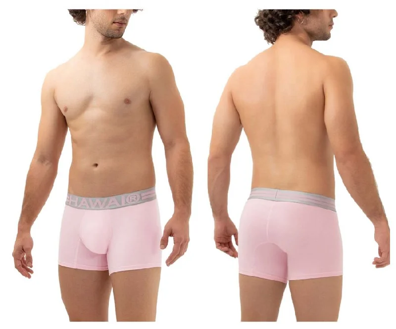 Organic cotton men's boxer briefs for sensitive skinHAWAI 4986 Cotton Trunks Color Pink Organic cotton men's boxer briefs for sensitive skinHAWAI 4986 Cotton Trunks Color Pink
