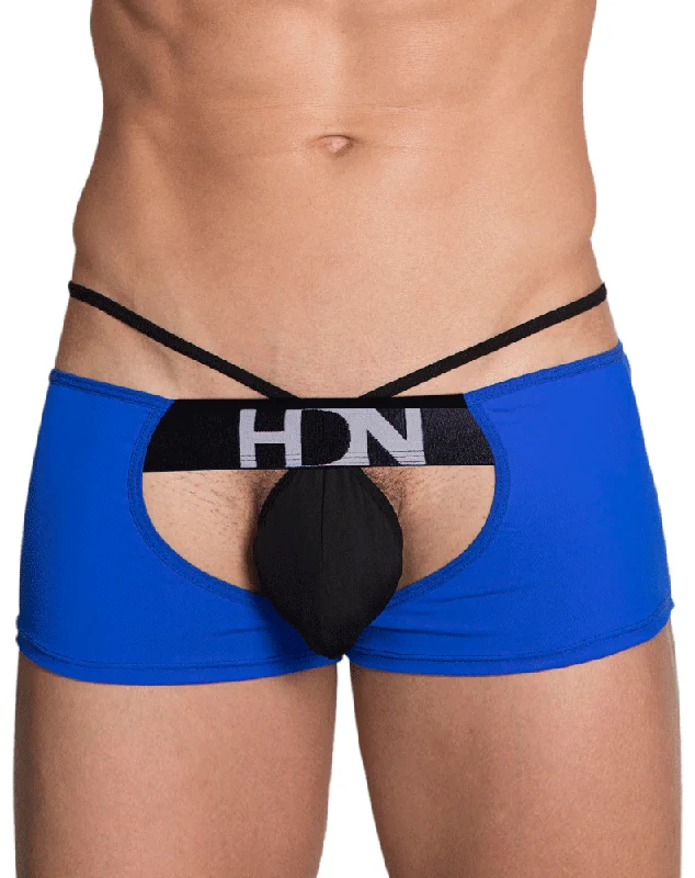 Athletic - grade men's trunks for sportsHidden 957 Open Butt Trunk Blue