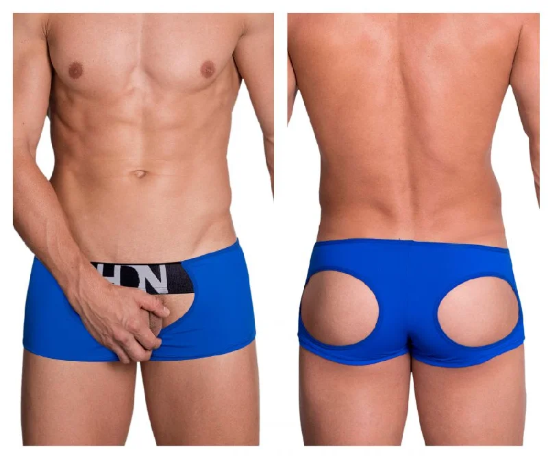 Tag - less men's trunks for irritation - free comfortHidden 970 Open Trunks Color Blue Tag - less men's trunks for irritation - free comfortHidden 970 Open Trunks Color Blue