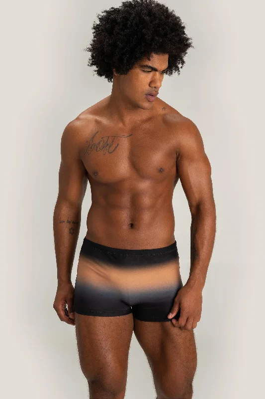 Mid - rise men's trunks for a balanced coverageHideaway Trunks