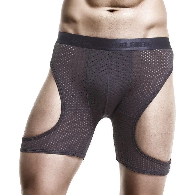 Moisture - wicking men's trunks for active useIce Silk Cut-Out Sport Men's Box Brief