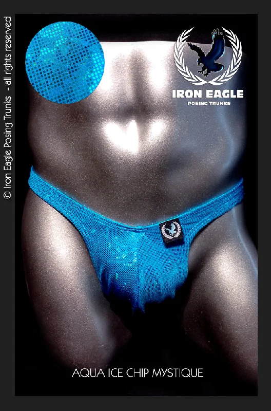 Moisture - wicking men's trunks for active useAqua Ice Chip Mystique