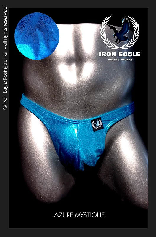 Mesh - back men's trunks for ventilationAzure Mystique