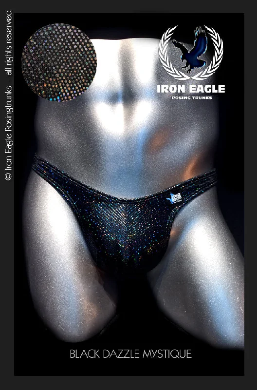 Low - rise men's trunks for a trendy lookBlack Dazzle Mystique
