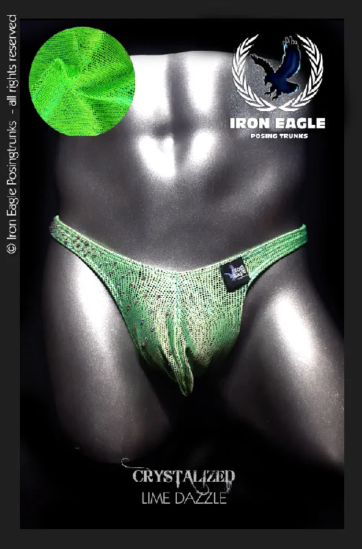Soft - touch men's trunks for a gentle feelCrystallised Lime Dazzle Mystique