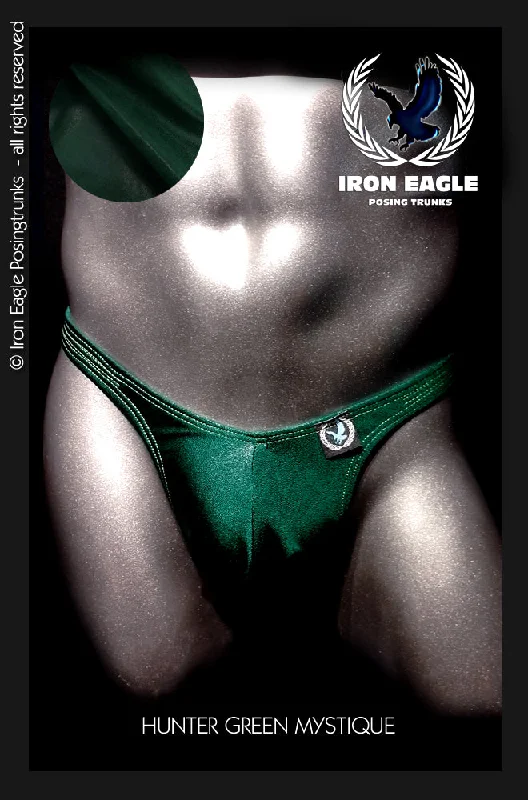Organic men's trunks for an eco - conscious optionHunter Green Mystique