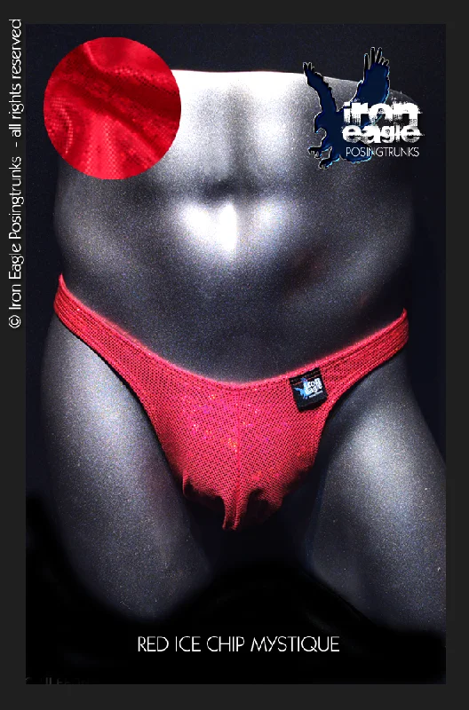 Moisture - wicking men's trunks for active useRed Ice Chip Mystique©
