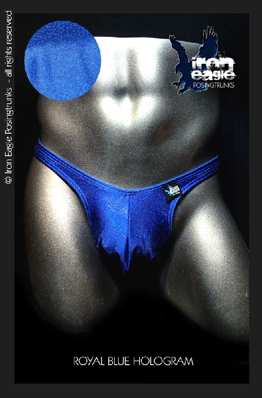 Men's trunks with a reinforced crotch areaRoyal Blue Hologram Mystique©