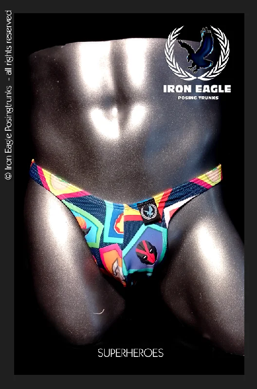 Breathable men's trunks for all - day wearSuper Heroes