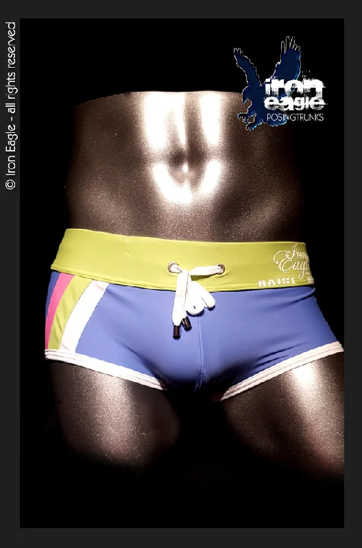 Printed men's trunks with eye - catching motifsLow Rise Briefs  - sky blue