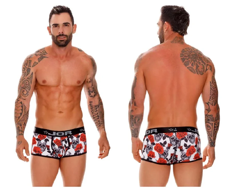 Men's boxer briefs with a reinforced waistbandJOR 1658 Jalisco Trunks Color Printed
