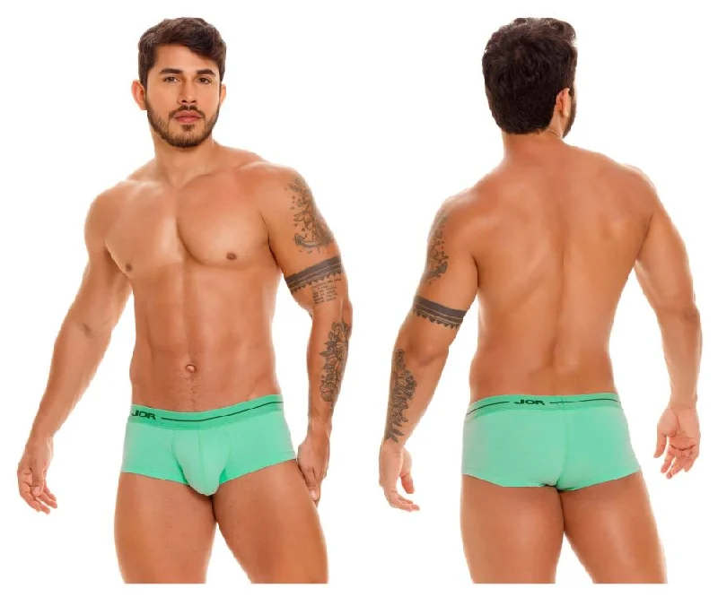 Stretch - fabric men's boxer briefs for a flexible fitJOR 1835 Daily Trunks Color Mint Stretch - fabric men's boxer briefs for a flexible fitJOR 1835 Daily Trunks Color Mint