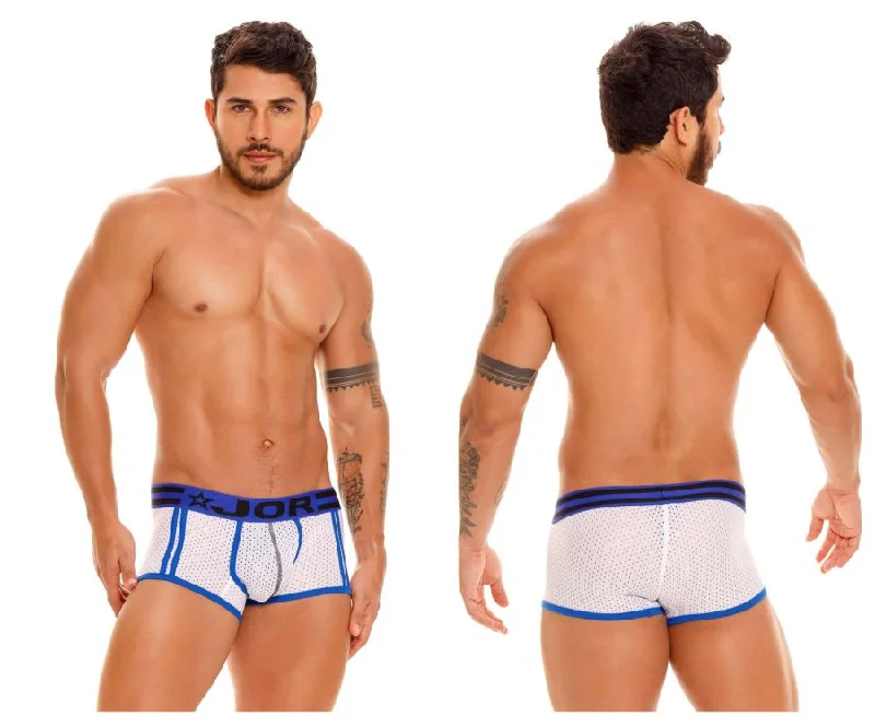 Compression men's boxer briefs for muscle supportJOR 1840 Nitro Trunks Color White
