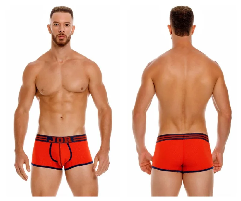 Microfiber men's boxer briefs for a smooth feelJOR 1943 College Trunks Color Red