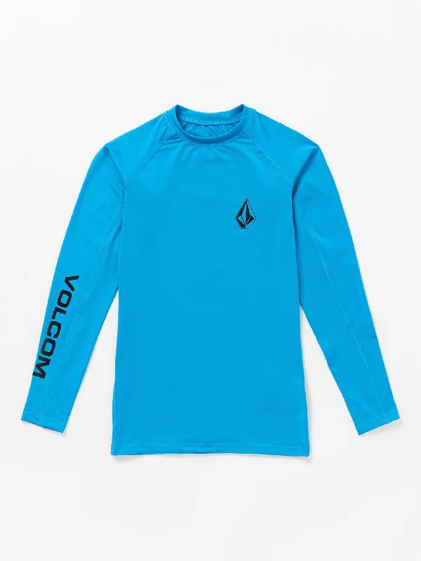 Designer men's trunks with a fashionable edgeLido Long Sleeve Shirt - Tidal Blue