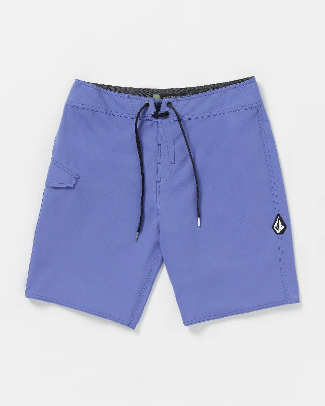 Men's trunks with a quick - dry fabricLido Solid Mod-Tech Trunks - Ballpoint Blue