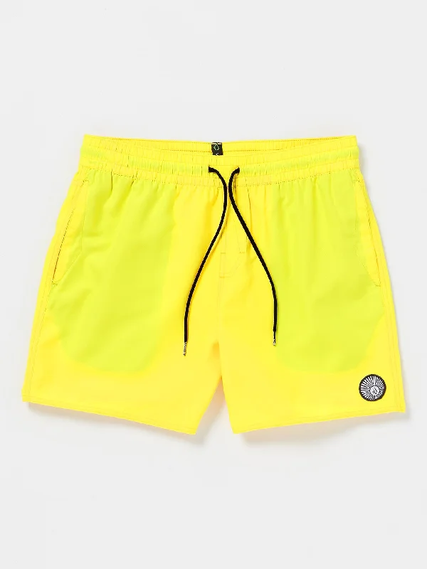 Low - rise men's trunks for a trendy lookLido Solid Trunks - Blazing Yellow