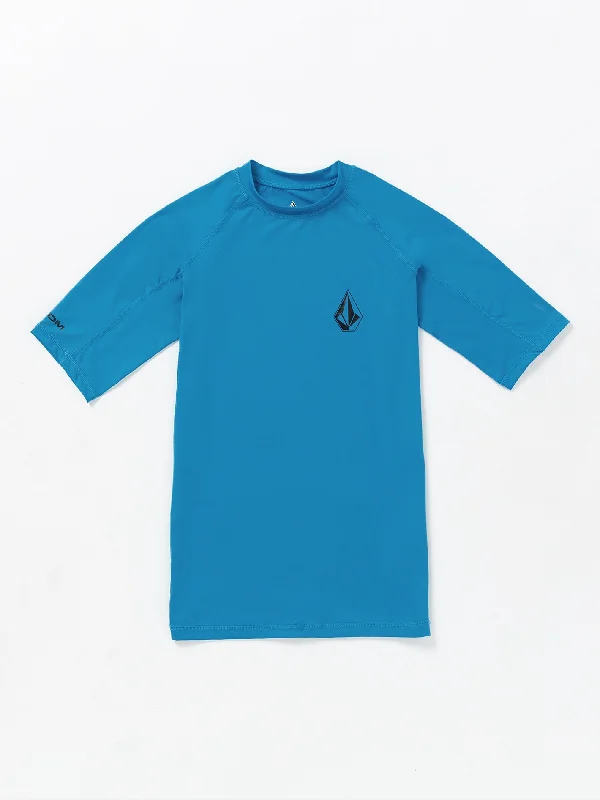 Slim - cut men's trunks for a modern styleLido Short Sleeve Shirt - Tidal Blue