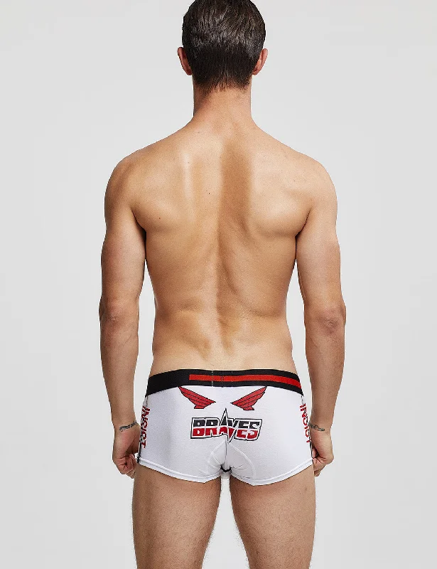 Organic cotton men's boxer briefs for sensitive skinLow Rise Boxer Brief "Braves" 00209 Organic cotton men's boxer briefs for sensitive skinLow Rise Boxer Brief "Braves" 00209